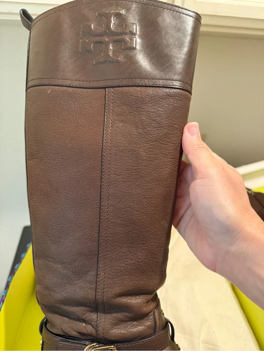 Tory Burch Brown Chocolate Riding Boots